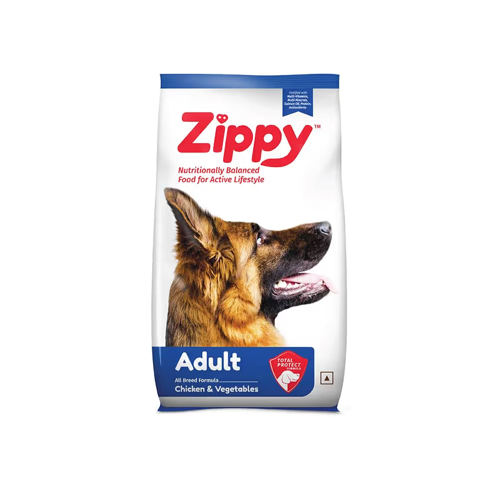 Zippy Adult Dry Dog Food | Chicken & Vegetables, Nutritionally Complete & Balanced Food for All Breeds