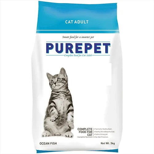 Purepet Ocean Fish Adult Cat Dry Food | 2.8 KG | 6 KG