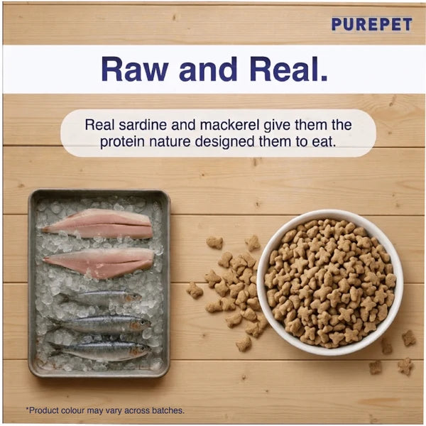 Purepet Ocean Fish Adult Cat Dry Food | 2.8 KG | 6 KG