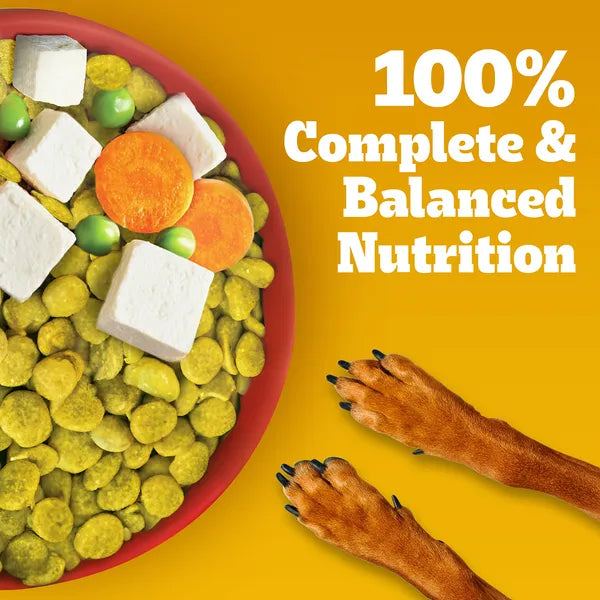 Pedigree 100% Vegetarian Puppy and Adult Veg Dog Dry Food | 1 KG | 2.5 KG | 10 KG