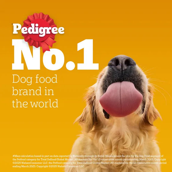 Pedigree 100% Vegetarian Puppy and Adult Veg Dog Dry Food | 1 KG | 2.5 KG | 10 KG