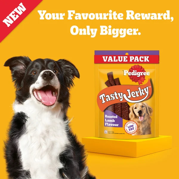 Pedigree Roasted Lamb Tasty Jerky Dog Treat