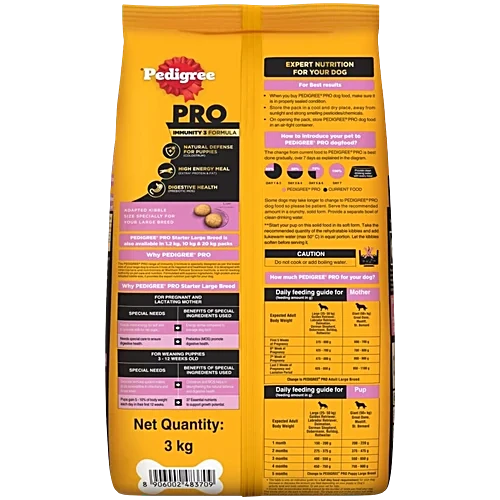 Pedigree PRO Mother & Pup Starter Large Breed | 3 KG