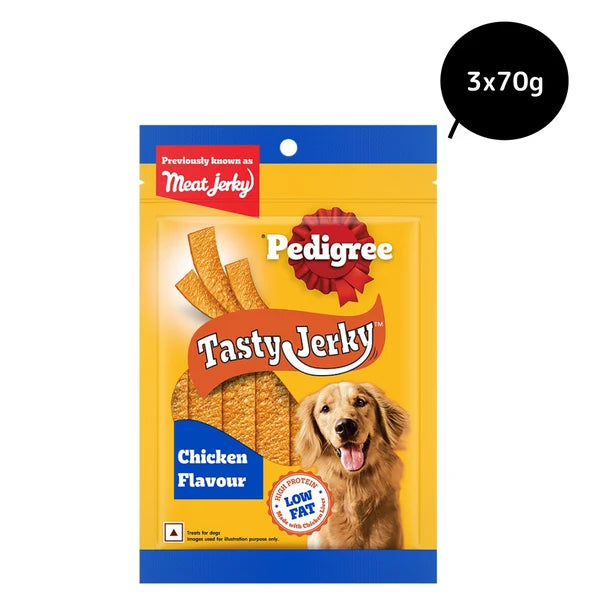 Pedigree Chicken Flavour Tasty Jerky Dog Treat