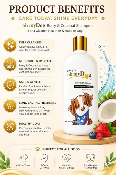 Oh My Dog Shampoo Berry and Coconut - 500 ml