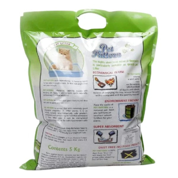 Pet Pattern Natural Unscented Clay Quick Clumping Cat Litter