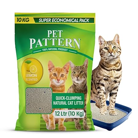 Pet Pattern Lemon Scented Cat Litter