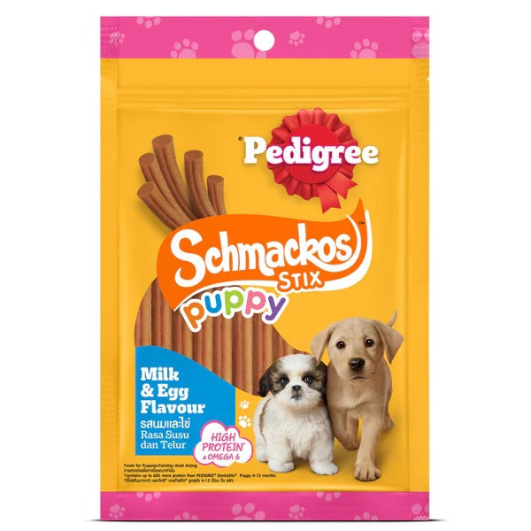 PUPPY STARTER PACK 
Drools Puppy Food | Schmackos Stix | JerHigh Treat | Mild Shampoo