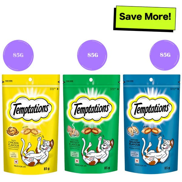 Adult Monthly Cat Care Combo
Food + Litter + 3 Temptations Treats