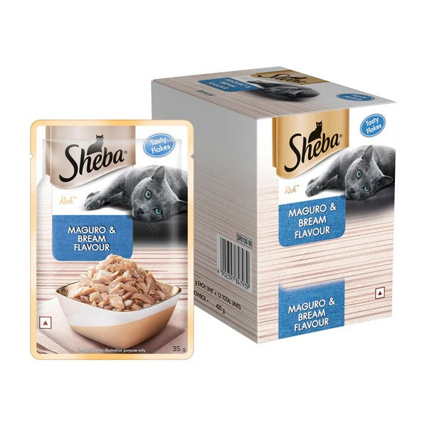 Sheba Maguro & Bream Fish Mix Cat Wet Food