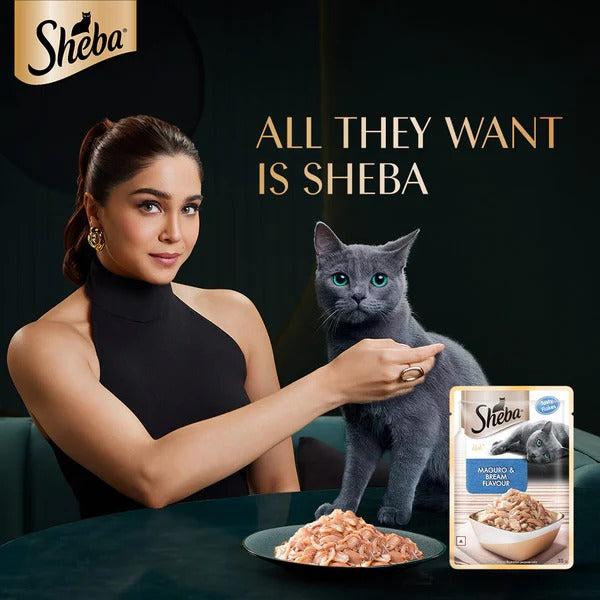 Sheba Maguro & Bream Fish Mix Cat Wet Food