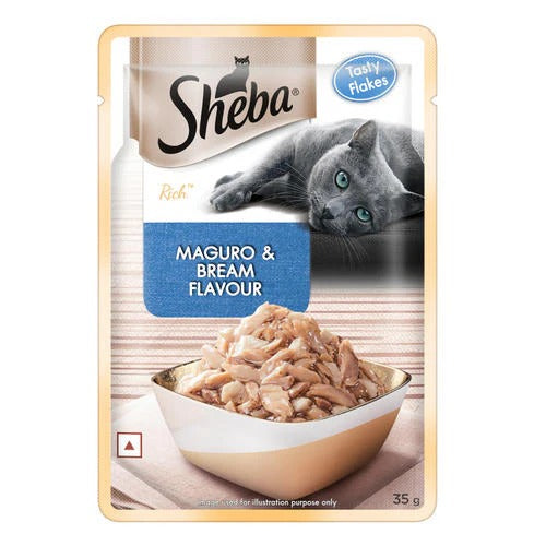 Sheba Maguro & Bream Fish Mix Cat Wet Food