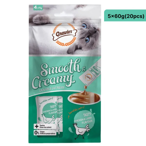 Gnawlers Chicken & Liver Creamy Cat Treats