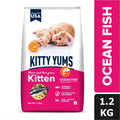 Kitty Yums Ocean Fish Kitten (1 to 12 Months) Cat Dry Food | | 1.2 KG | 3 KG