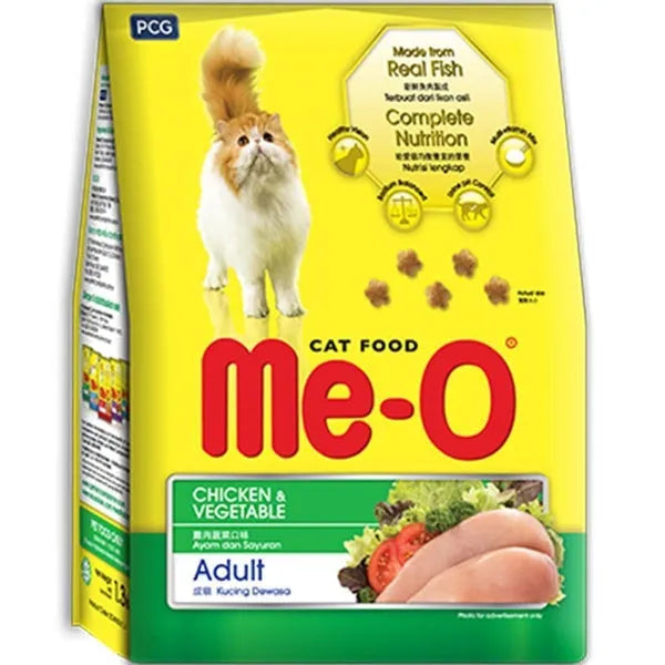 Me O Chicken and Vegetables Adult Cat Dry Food | 7 KG